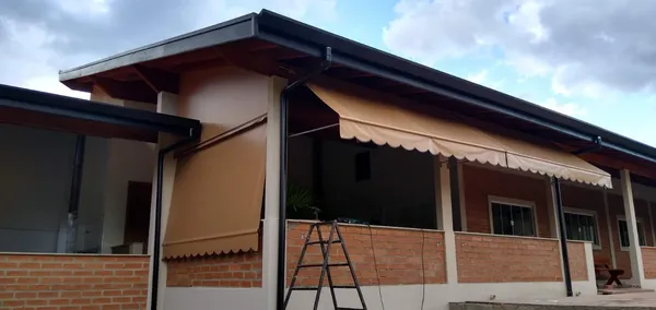 Toldo em área de lazer