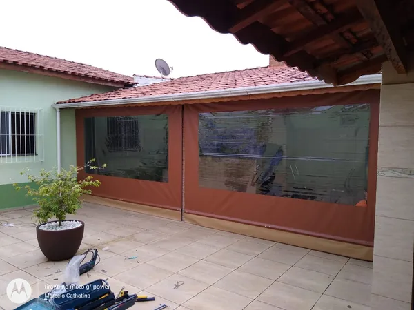 Cobertura de toldo para área externa